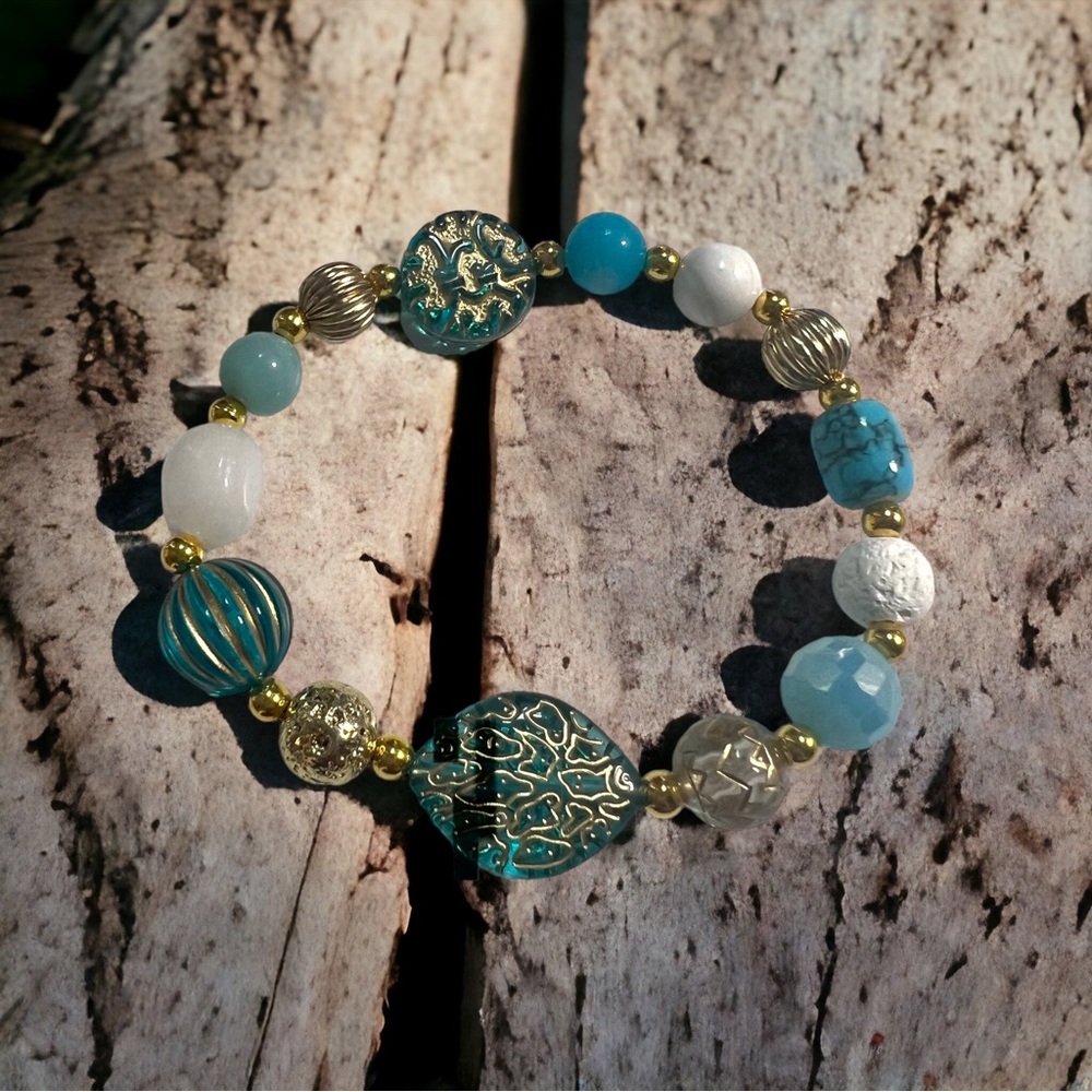 Turquoise Bracelet Set - Picture 3 of 4
